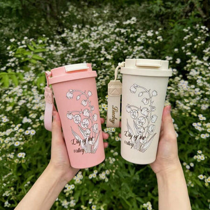 Lovely & Flower: The Perfect 450ml Mug for Stylish Girls