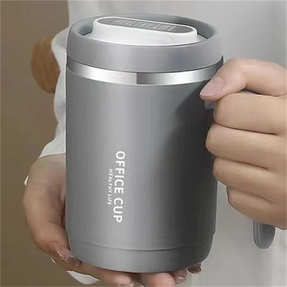 Your Office Buddy: Insulated Stainless Steel Mug for Coffee, Tea, and Milk