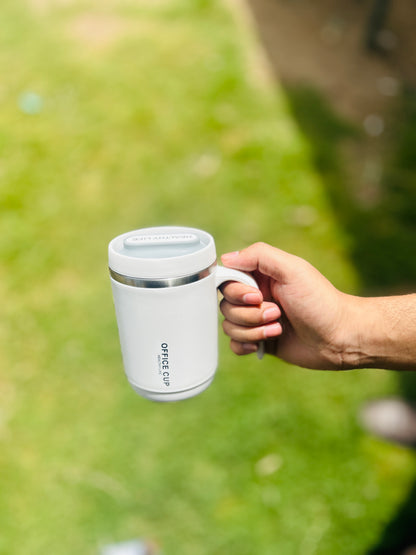 Your Office Buddy: Insulated Stainless Steel Mug for Coffee, Tea, and Milk