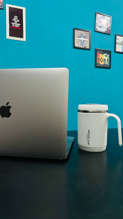 Your Office Buddy: Insulated Stainless Steel Mug for Coffee, Tea, and Milk