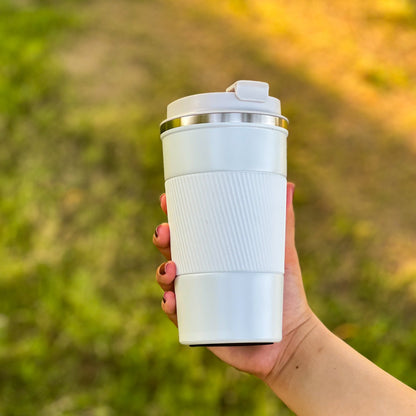 Your Adventure Partner: Double Stainless Steel Coffee Mug