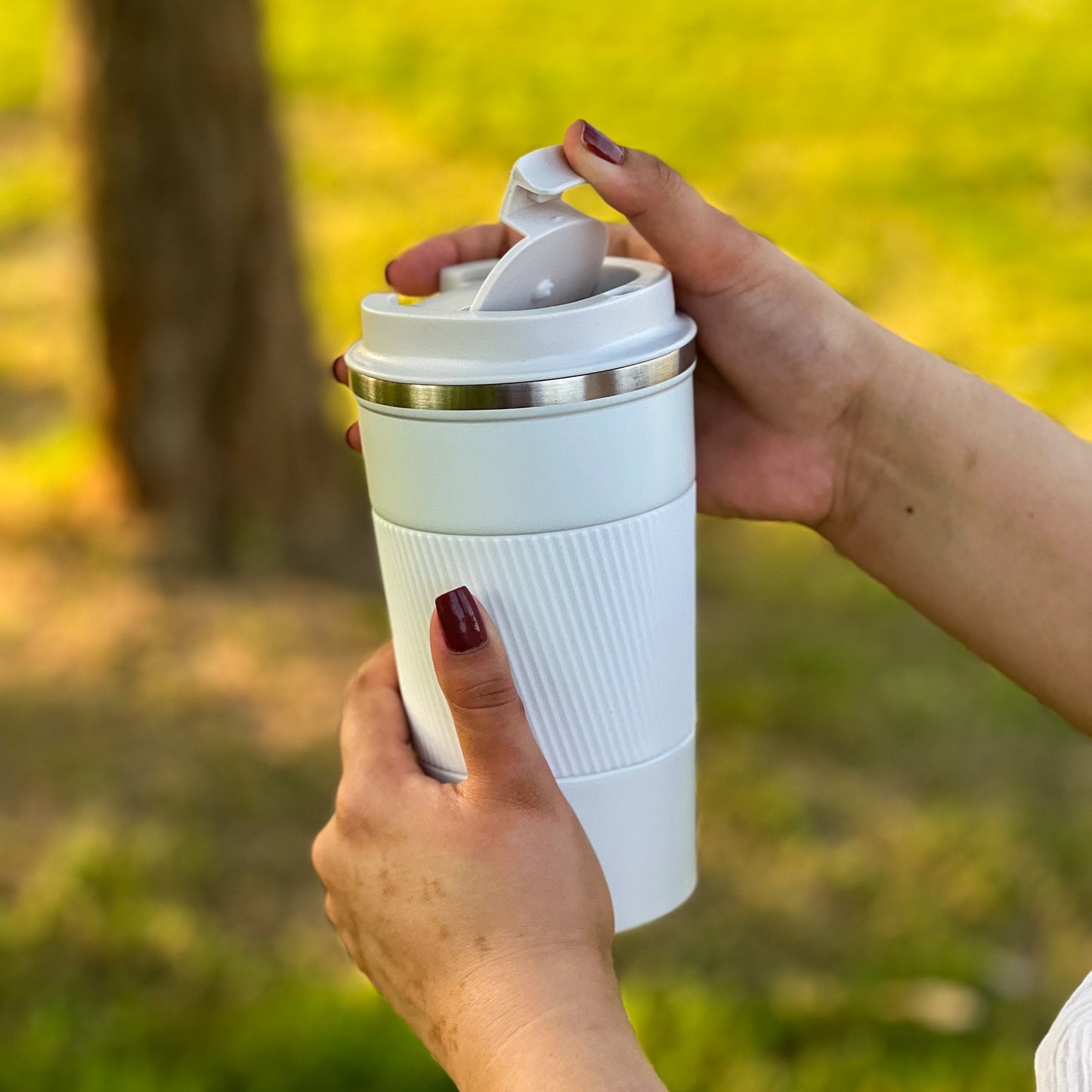 Your Adventure Partner: Double Stainless Steel Coffee Mug