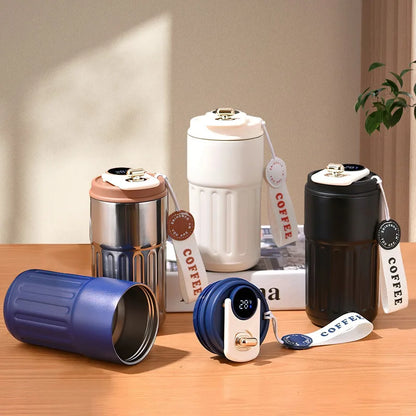 Smart Thermos Mug With Digital LED Temperature Display