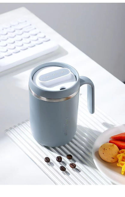 Your Office Buddy: Insulated Stainless Steel Mug for Coffee, Tea, and Milk