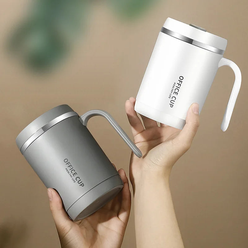 Your Office Buddy: Insulated Stainless Steel Mug for Coffee, Tea, and Milk